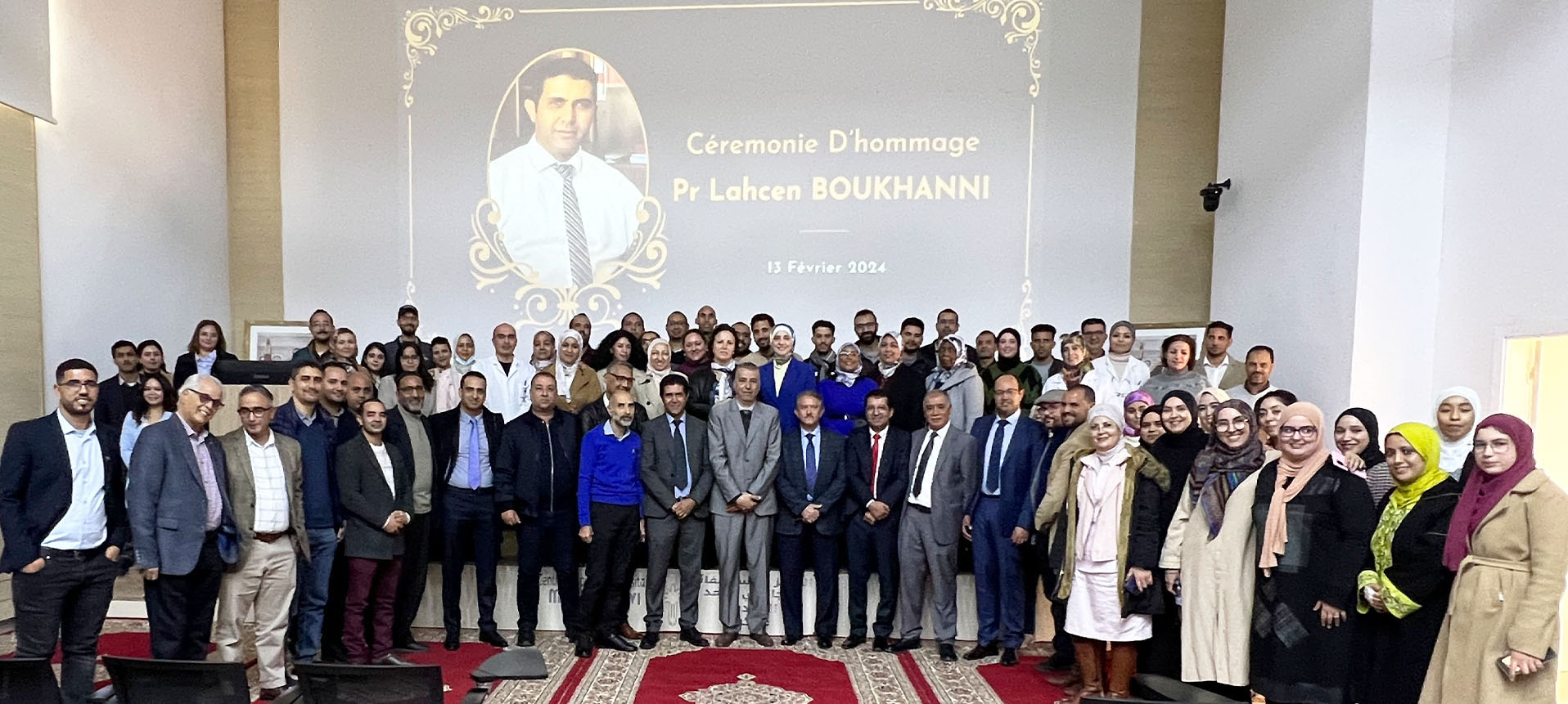 Cérémonie d’hommage au Pr Lahcen BOUKHANNI