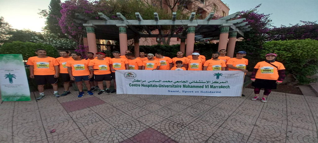 Le CHU Mohammed VI de Marrakech est présent à la 32 ème édition du Semi Marathon International de Marrakech