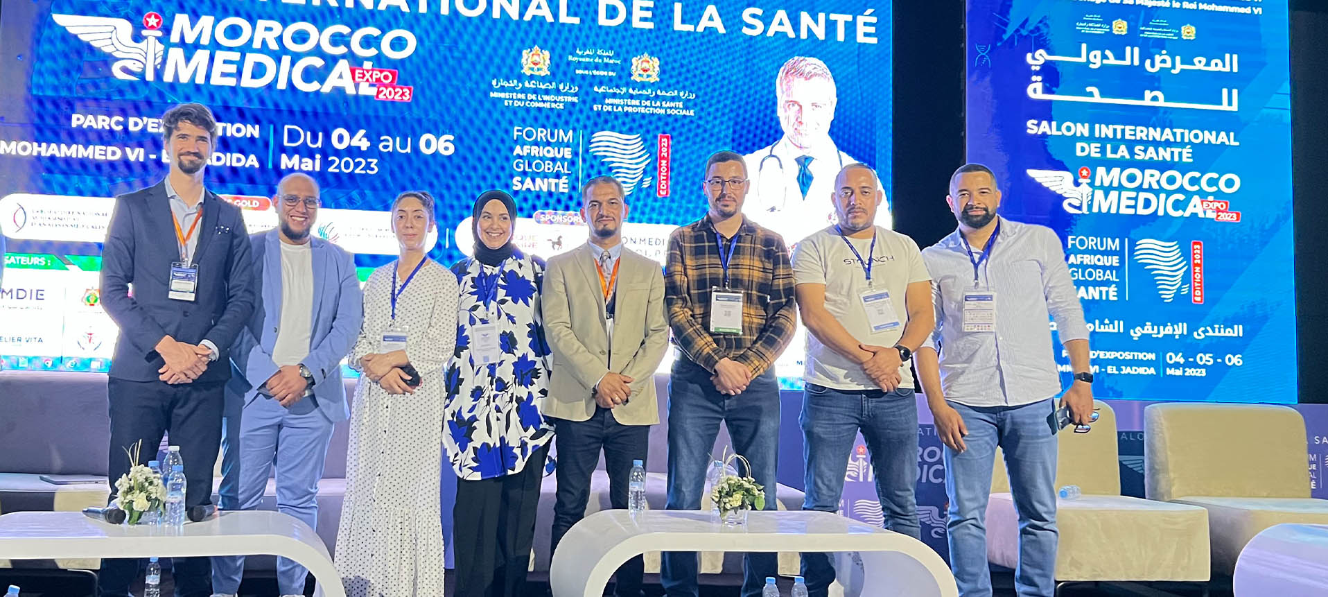 La participation du CHU Marrakech au Salon International de la Santé organisé à El Jadida du 04 au 06 Mai 2023