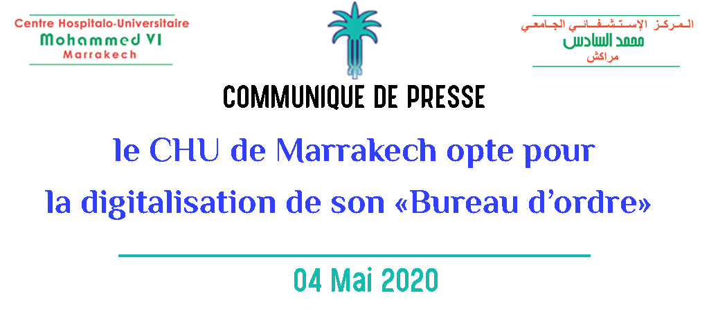 La digitalisation du Bureau d’ordre au CHU de Marrakech
