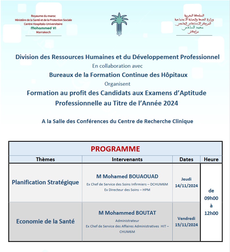 Affiche formation EAP 2024 11112024