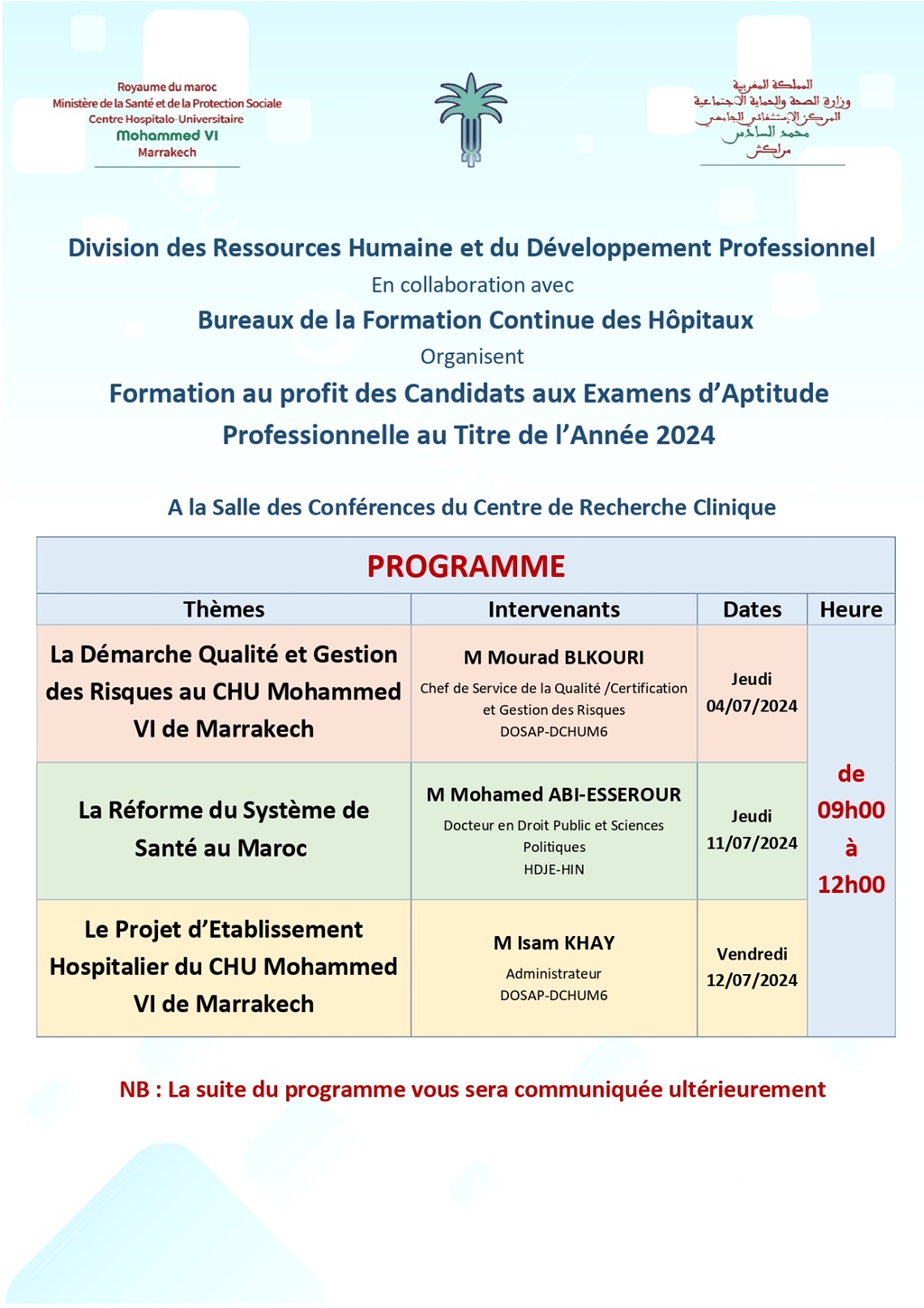 Affiche formation EAP 2024 14062024