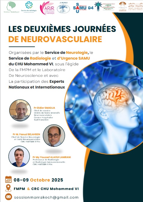 Deuxiemes journees neurovasculaire 09102025 affiche