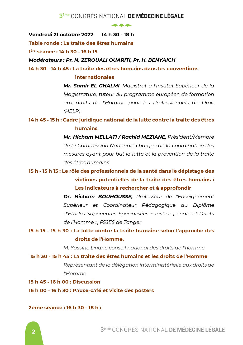 3eme Congres Medecine legale 2022 3