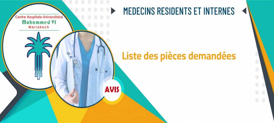 Liste des pièces à fournir par les médecins résidents et internes au titre de l’année 2025