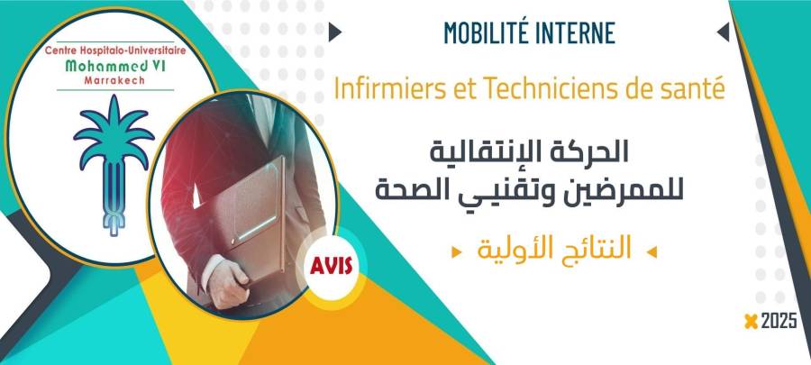 النتائج الأولية للحركة الانتقالية الخاصة بفئة الممرضين وتقنيي الصحة برسم سنة 2025